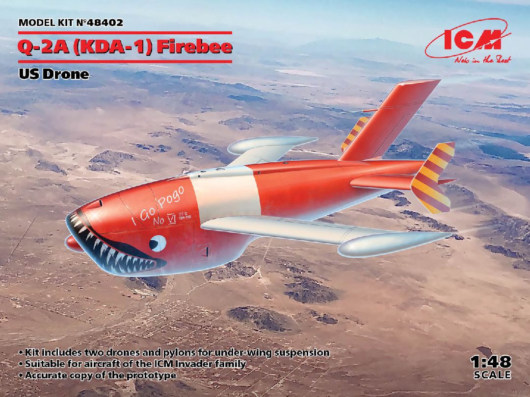 ICM 1/48 KDA-1 (Q-2A) Firebee, US Drone – image 1