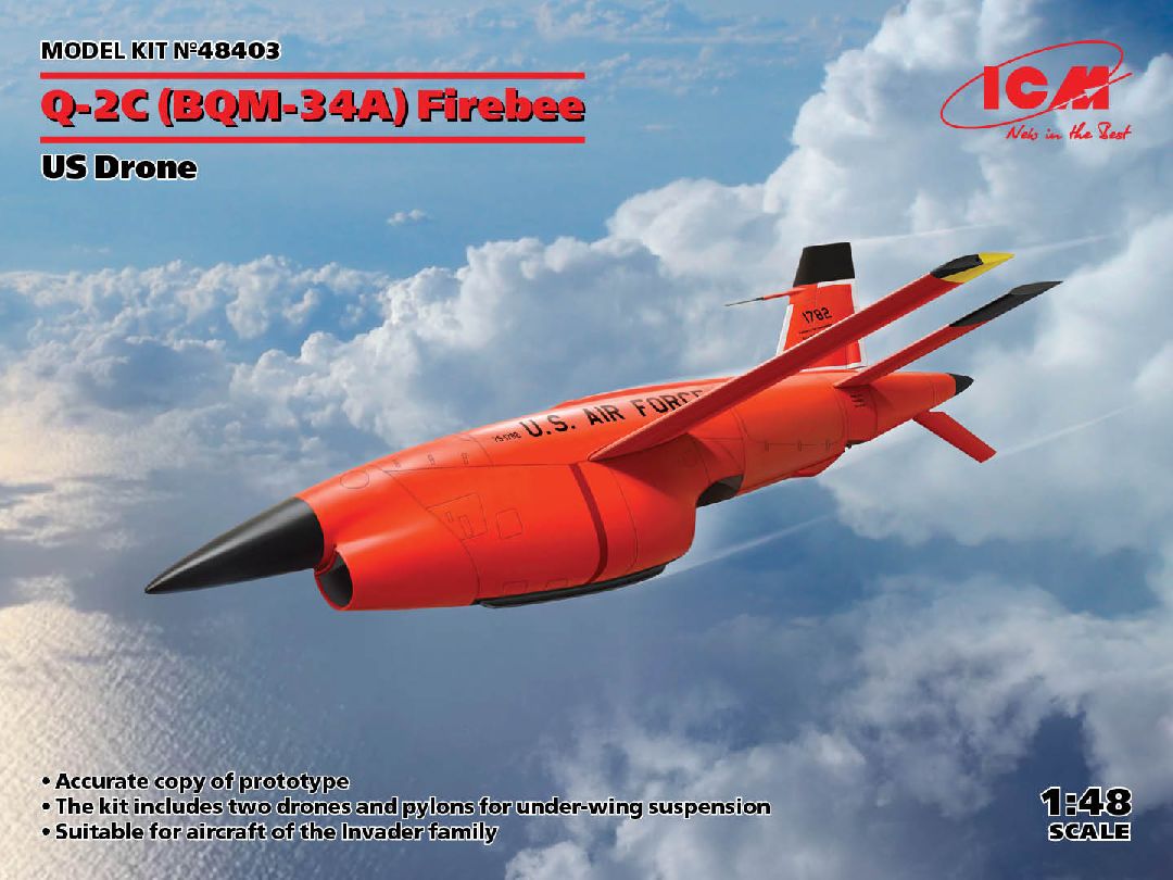 ICM 1/48 (BQM-34A) Q-2C Firebee, US Drone – image 1