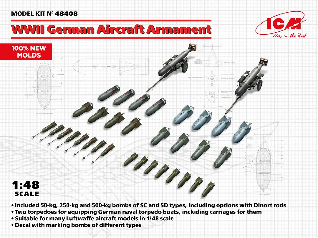 ICM 1/48 WWII German Aircraft Armament – image 1