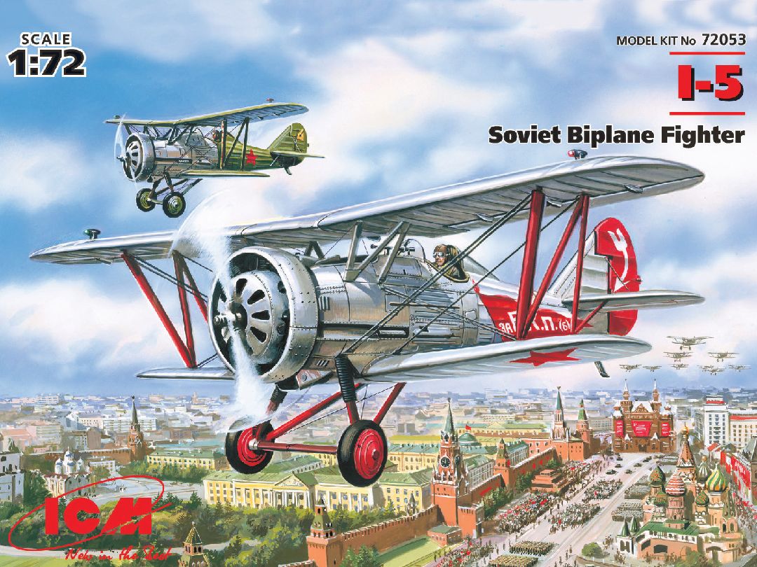 ICM 1/72 I-5, Soviet Biplane Fighter – image 1