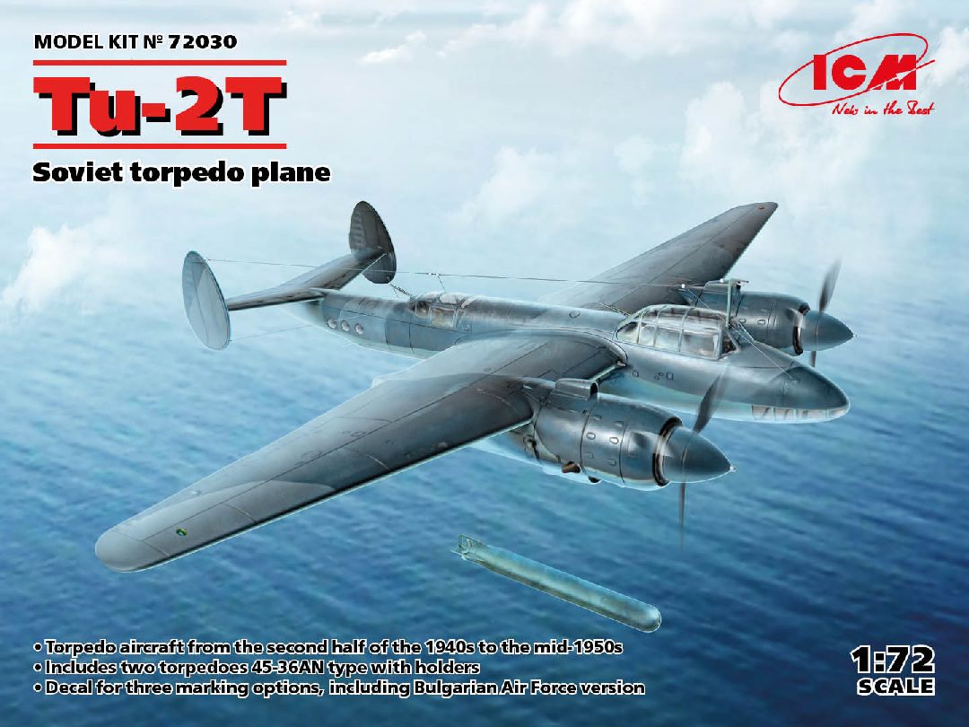 ICM 1/72 Tu-2T, Soviet torpedo plane – image 1