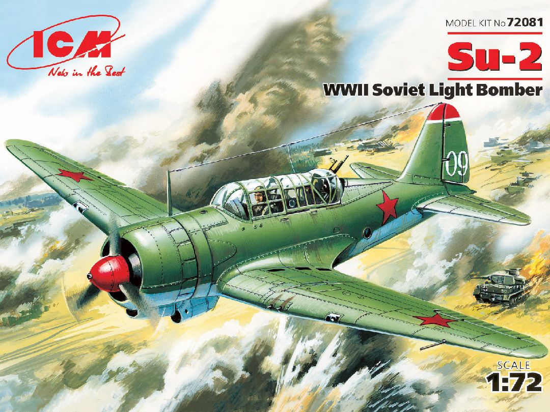 ICM 1/72 Su-2, WWII Soviet Light Bomber – image 1