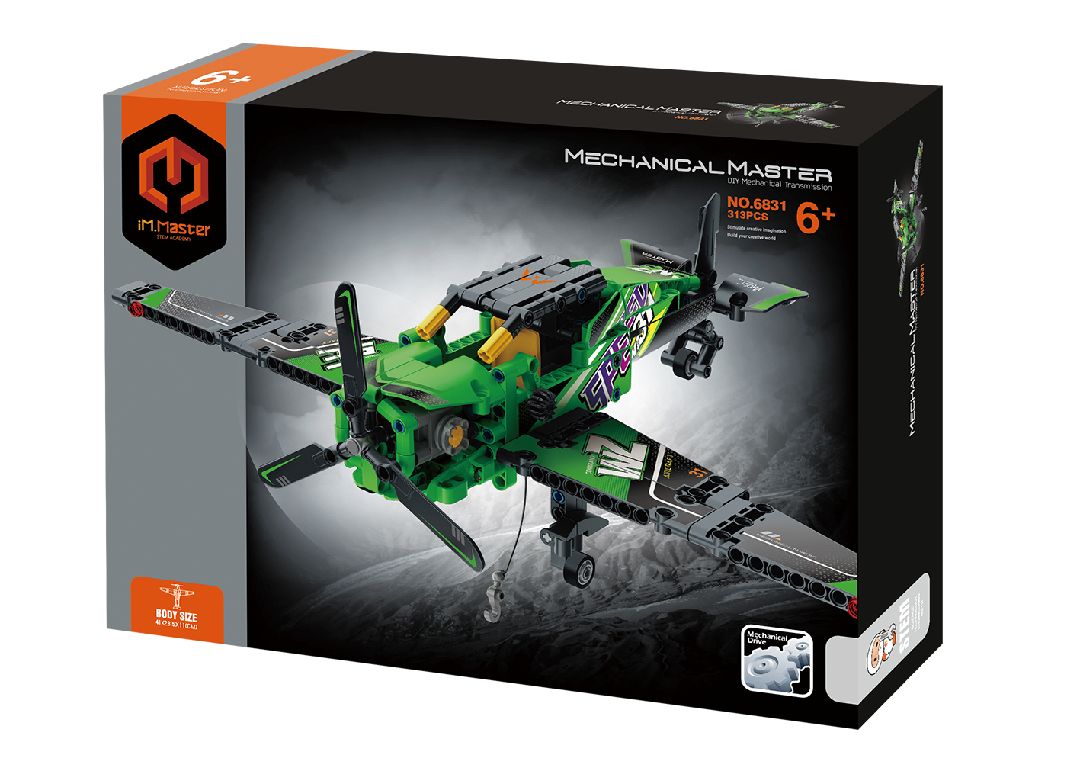 iM.Master Building Blocks single wing aircraft - 313 pcs – image 1