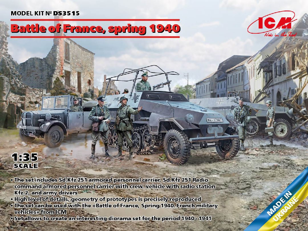 ICM 1/35 Battle of France, spring 1940 German combat vehicles – image 1