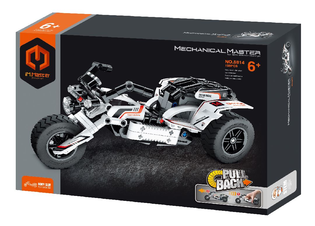 iM.Master Pull back Motorcycle - 198 pcs – image 1