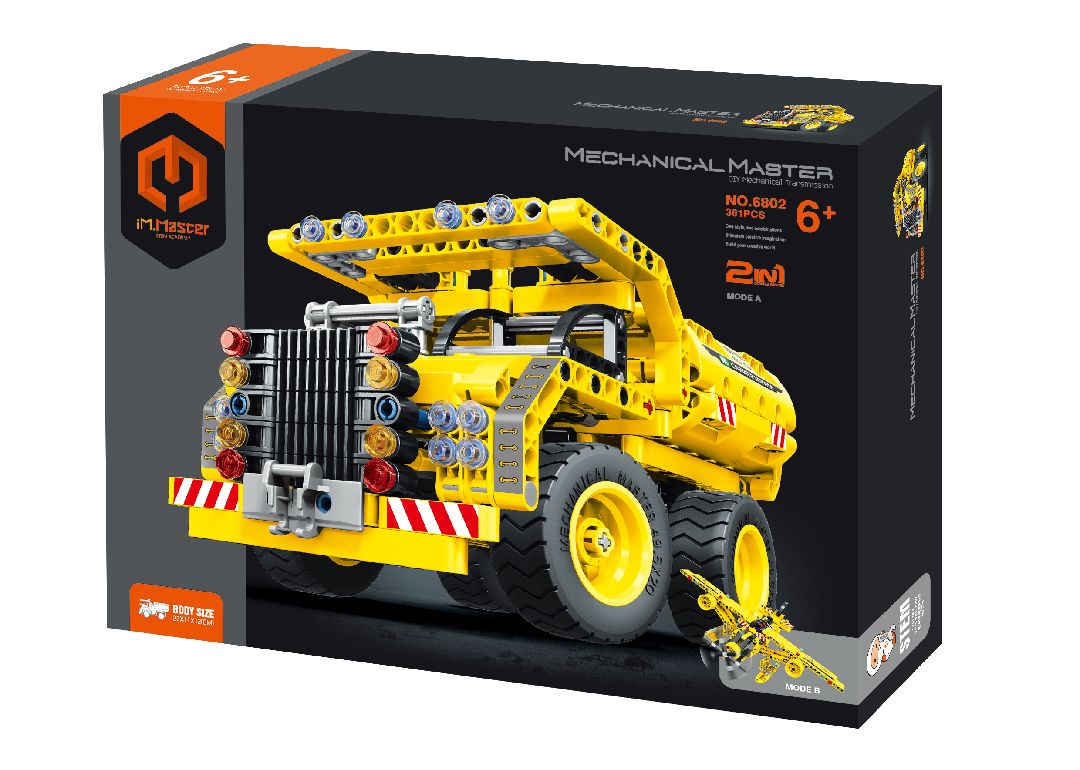iM.Master Mechanical - Dump truck & aircraft - 361 pcs – image 1
