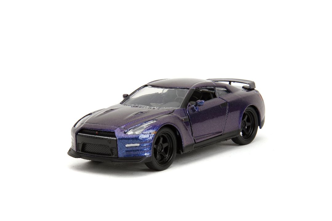 Jada 1/32 "Pink Slips" 2009 Nissan GT-R (R35) - Metallic Purple – image 1