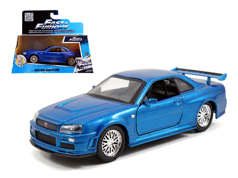 Jada 1/32 "Fast & Furious" Brian's 2002 Nissan GTR Skyline – image 1