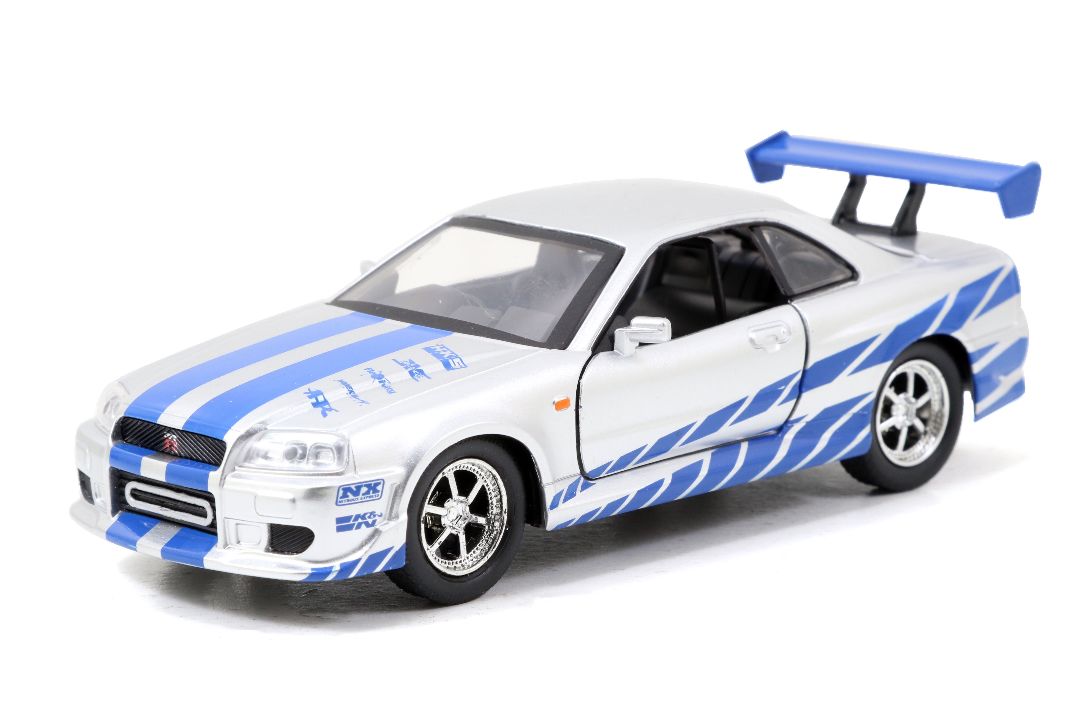 Jada 1/32 "Fast & Furious" Brian's Skyline GT-R (R34) Silver – image 1