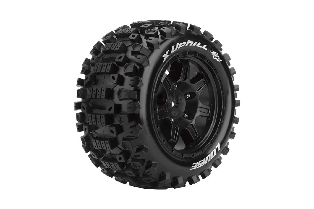 Louise R/C X-Uphill 4.3" Black Wheels (For X-Maxx)(2) – image 1