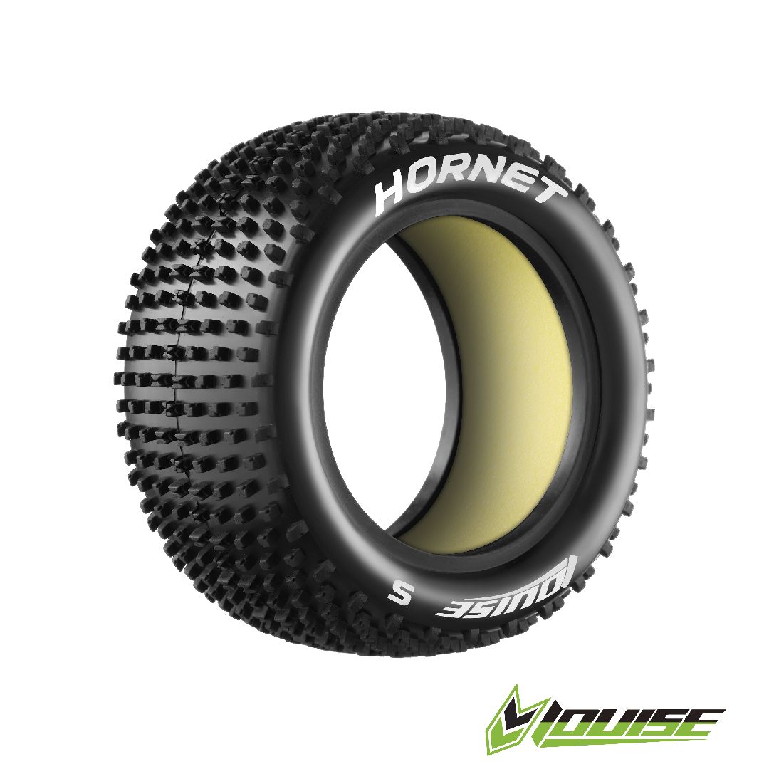 Louise R/C E-Hornet Buggy (Soft Compound) Tire (Front, 4WD) (2) – image 1
