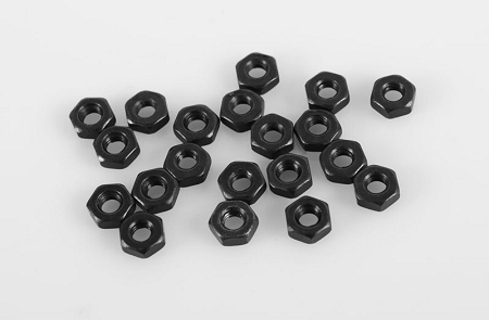 RC4WD Regular M2.5 Black Nuts (20) – image 1