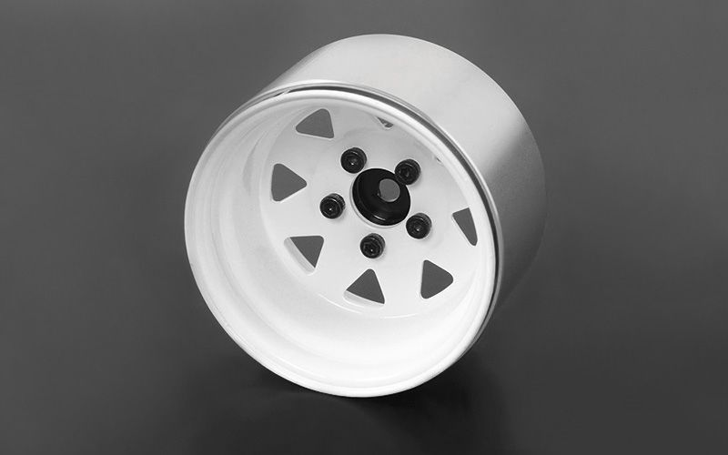 RC4WD 1.9" 5 Lug Deep Dish Wagon Steel Beadlock Wheels(White)(4) – image 1