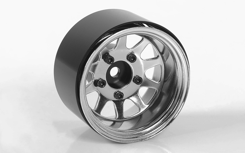 RC4WD 1.55" Deep Dish Wagon Steel Beadlock Wheels (Chrome) (4) – image 1