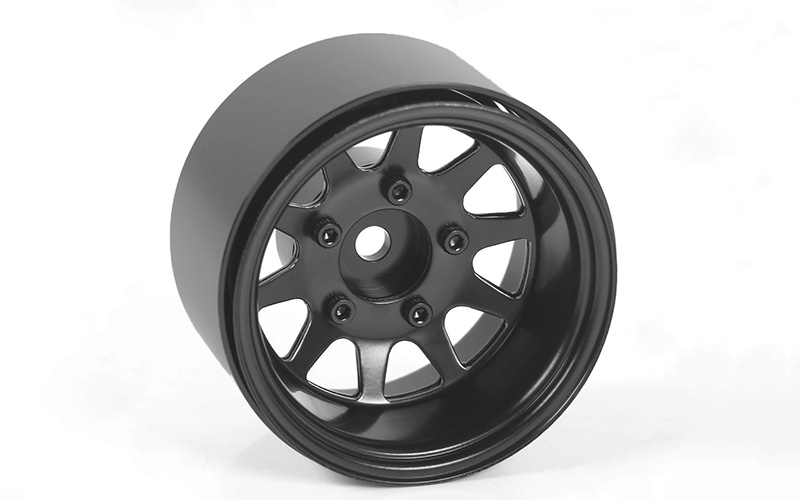RC4WD 1.55" Deep Dish Wagon Steel Beadlock Wheels (Black) (4) – image 1