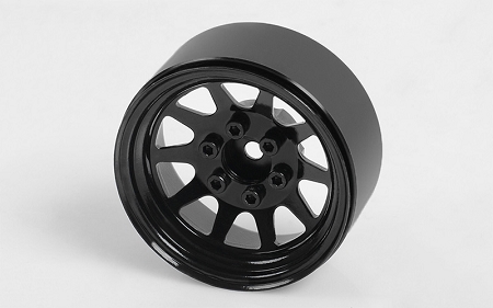 RC4WD 1.9" OEM Stamped Steel Beadlock Wheels (Black) (4) – image 1