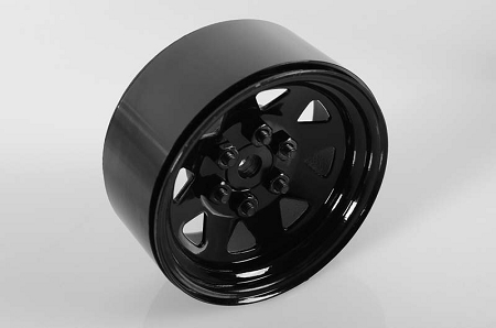 RC4WD 1.9" 6 Lug Wagon Steel Stamped Beadlock Wheels (Black) (4) – image 1
