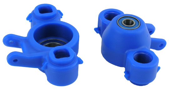 RPM Revo & T/E-Maxx 2.5R & 3.3 Steering Knuckles - Blue – image 1