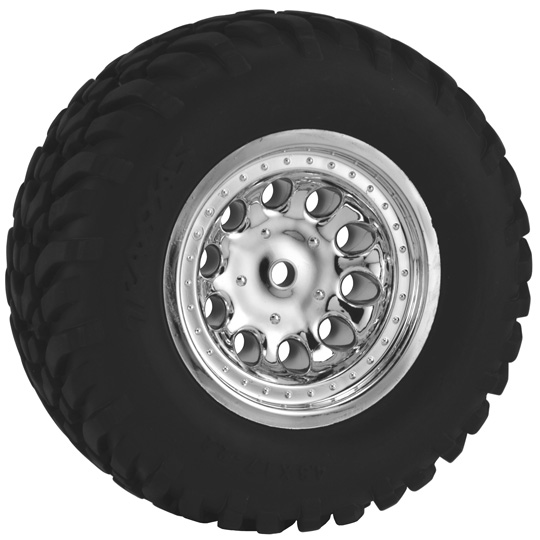 RPM Revolver SC Wheels - Rear 2wd Slash, F/R 4wd Slash - Chrome – image 1