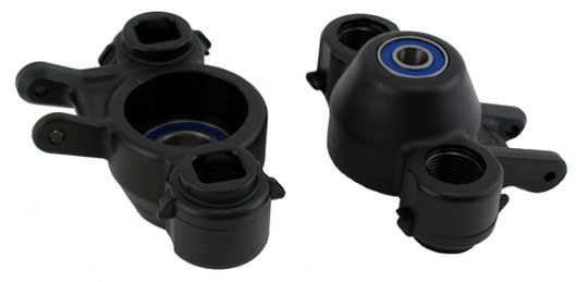 RPM Axle Carriers & Oversized Bearings (Black) (Revo/Slayer) (2) – image 1