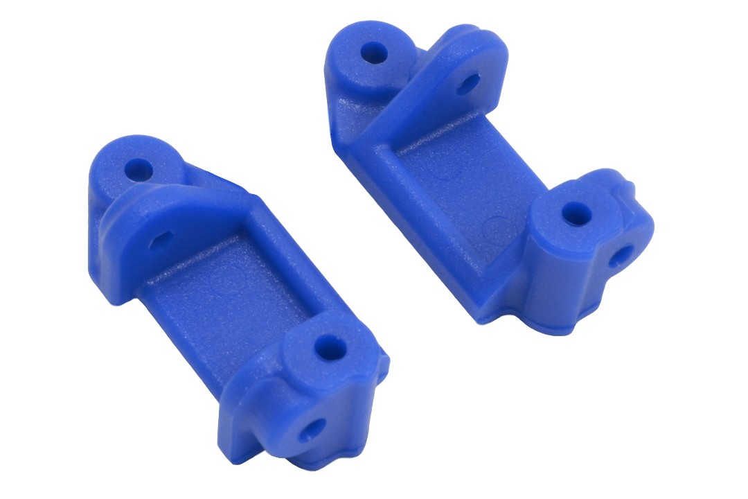 RPM Caster Block 30° Rustler, Stampede, Bandit, Slash - Blue – image 1