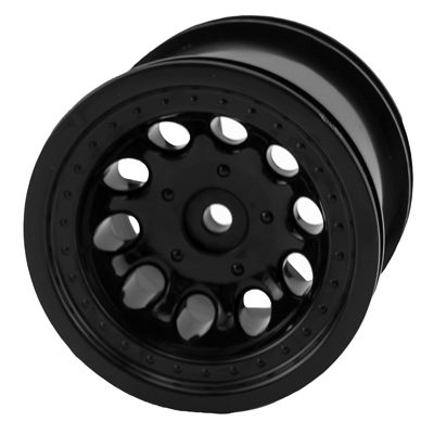RPM Revolver Rear Wheels for Rustler, Stampede 2wd - Black – image 1