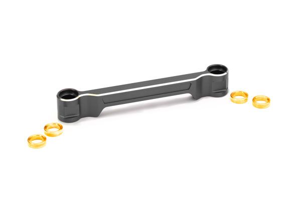 Traxxas Draglink, steering, 6061-T6 aluminum (gray-anodized) – image 1