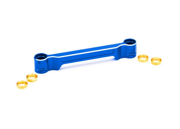 Traxxas Draglink, steering, 6061-T6 aluminum (blue-anodized) – image 1