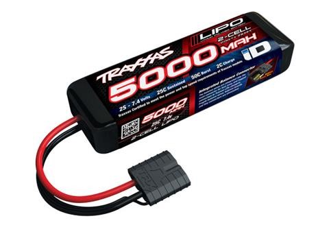 Traxxas 5000mAh 2S 7.4V 25C LiPo iD Connector Soft Case – image 1