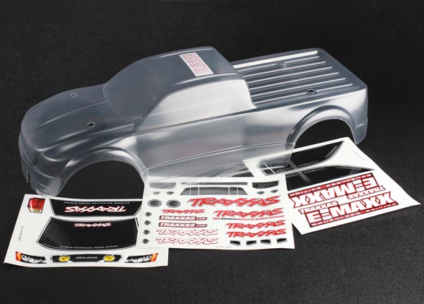 Traxxas Brushless E-Maxx Monster Truck Body (Clear) – image 1