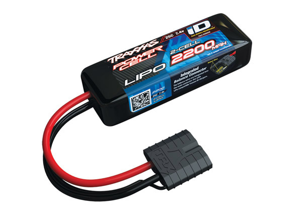 Traxxas 2200mAh 2S 7.4V 25C LiPo iD Connector Soft Case – image 1
