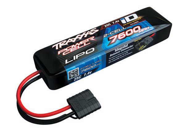 Traxxas 7600mAh 2S 7.4V 25C LiPo iD Connector Soft Case – image 1