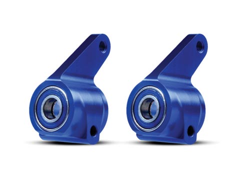 Traxxas Aluminum Steering Blocks w/Ball Bearings (Blue) (2) – image 1