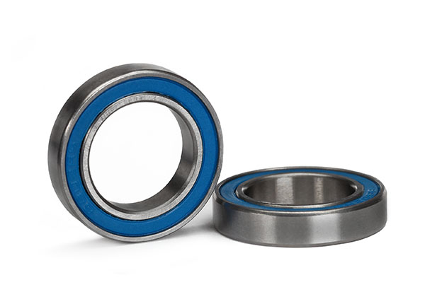 Traxxas Ball bearing, blue rubber sealed (15x24x5mm) (2) – image 1