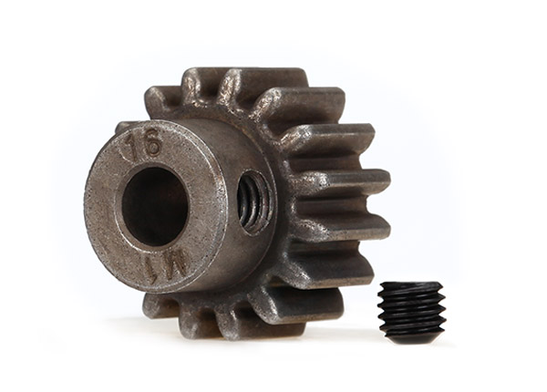 Traxxas Mod 1 Steel Pinion Gear 5mm Shaft (16) – image 1