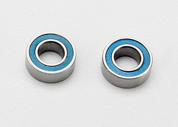 Traxxas 4x8x3mm Blue Rubber Sealed Ball Bearings (2) – image 1