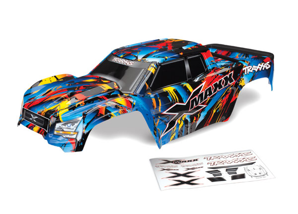 Traxxas Body, X-Maxx, Rock n' Roll (painted, decals applied) (a – image 1