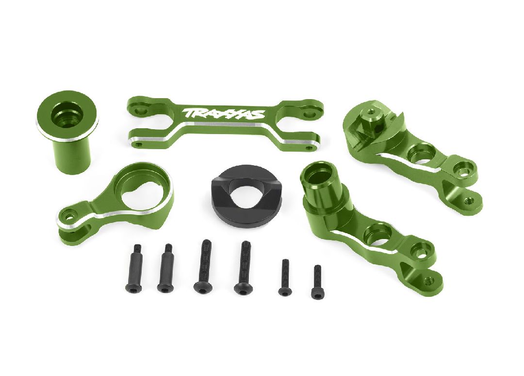 Traxxas Steering Bellcranks (L&R)/Draglink (6061-T6 AL Green) – image 1