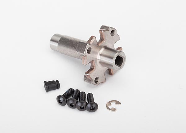 Traxxas Spool/ differential housing plug/ e-clip – image 1