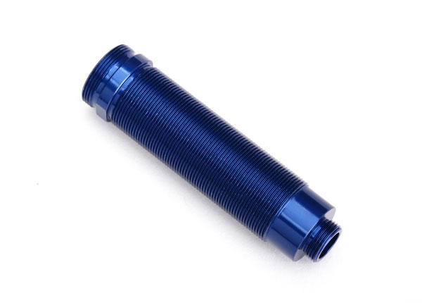 Traxxas Body, GTR shock, 64mm, aluminum (blue-anodized) (front, – image 1