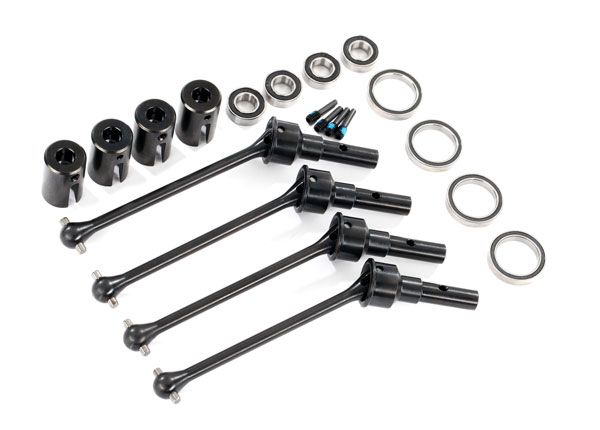 Traxxas Driveshafts, steel constant-velocity (assembled), front – image 1