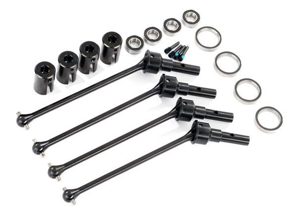 Traxxas Driveshafts, steel constant-velocity (assembled), F/R – image 1