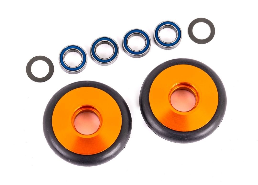 Traxxas Wheels, Wheelie Bar, 6061-T6 Aluminum Orange – image 1