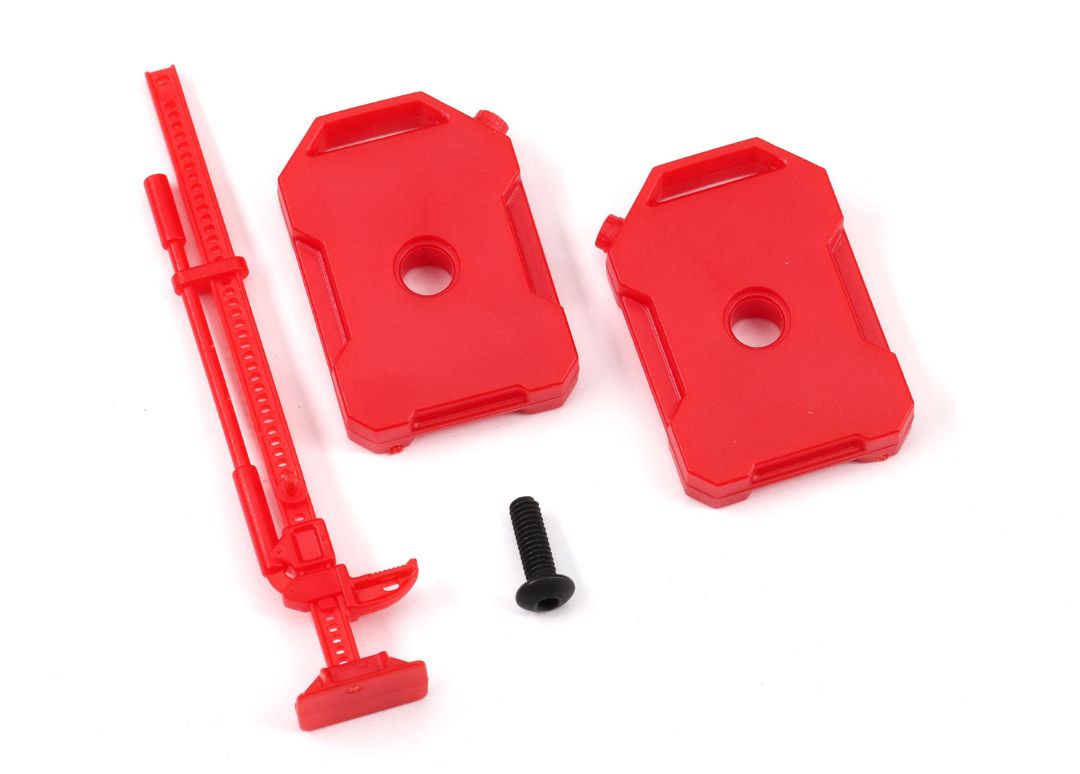 Traxxas Fuel Canisters (Left & Right)/ Jack (Red) – image 1