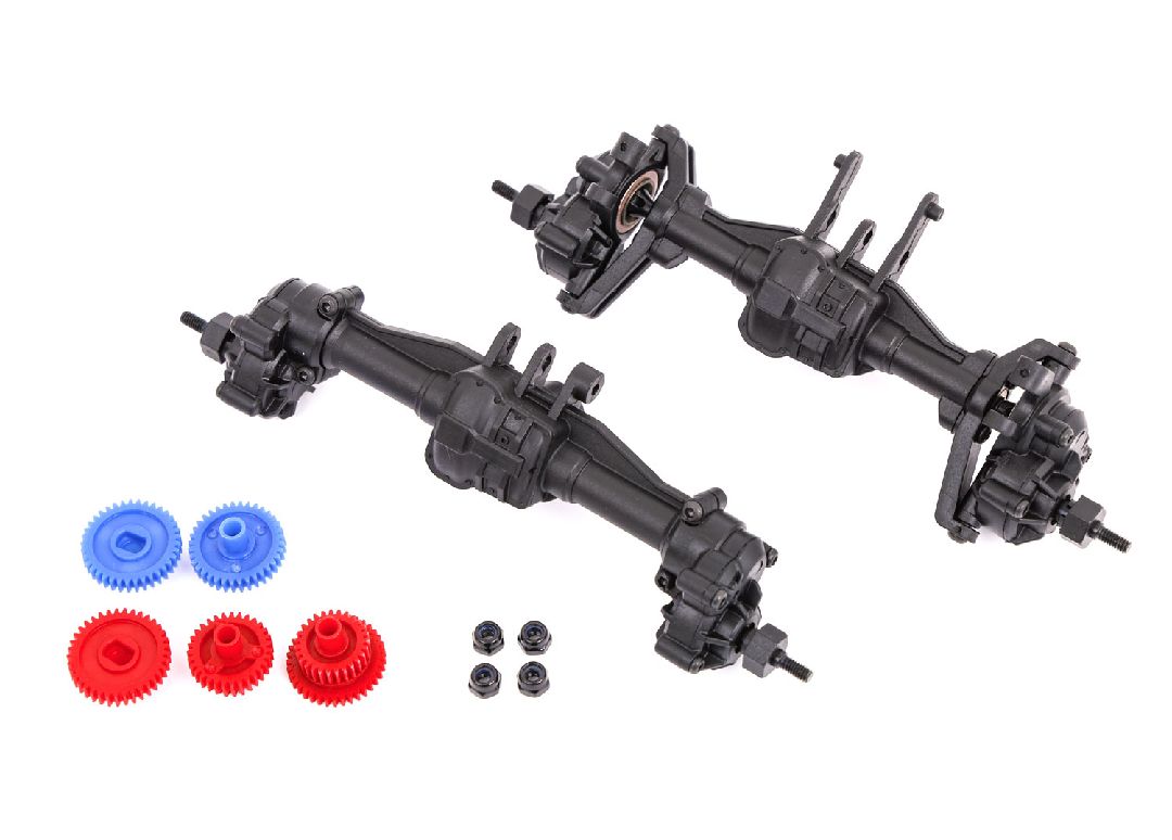 Traxxas Portal kit, complete (2.56:1 reduction) (front & rear) – image 1