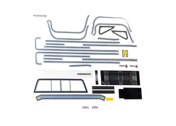Traxxas Decals, 1/18 TRX-4M Chevrolet K10 Monster Truck (1979) – image 1