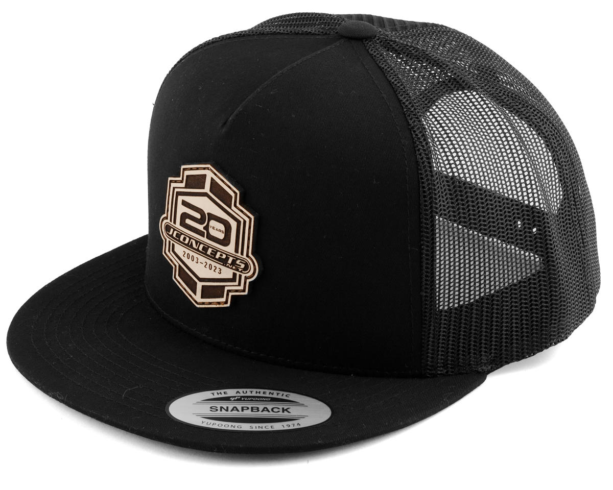 JConcepts "20th Anniversary" 2023 Snapback Flatbill Hat (Black) – image 1