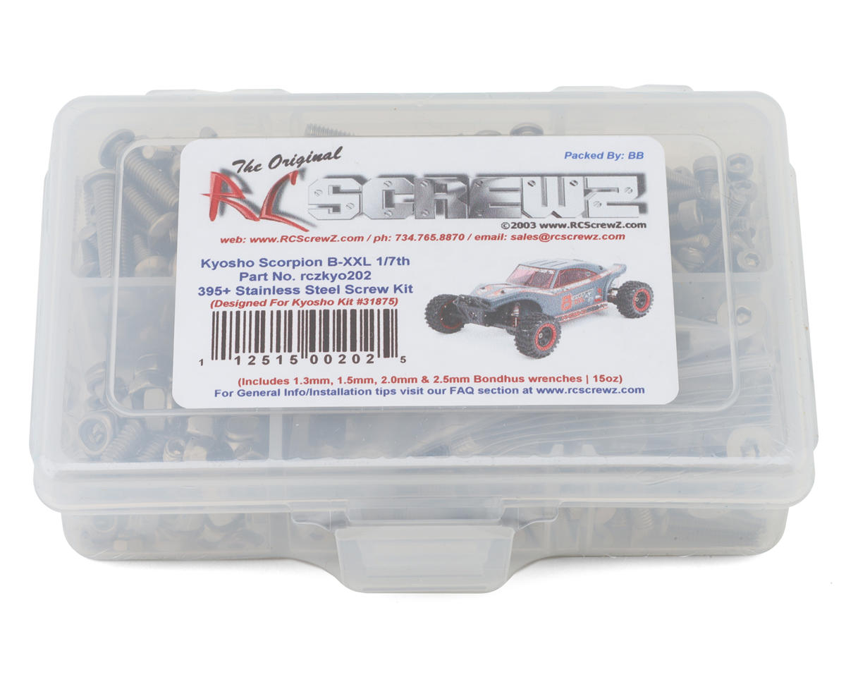 RC Screwz Kyosho Scorpion B-XXL Nitro Stainless Steel Screw Kit – image 1