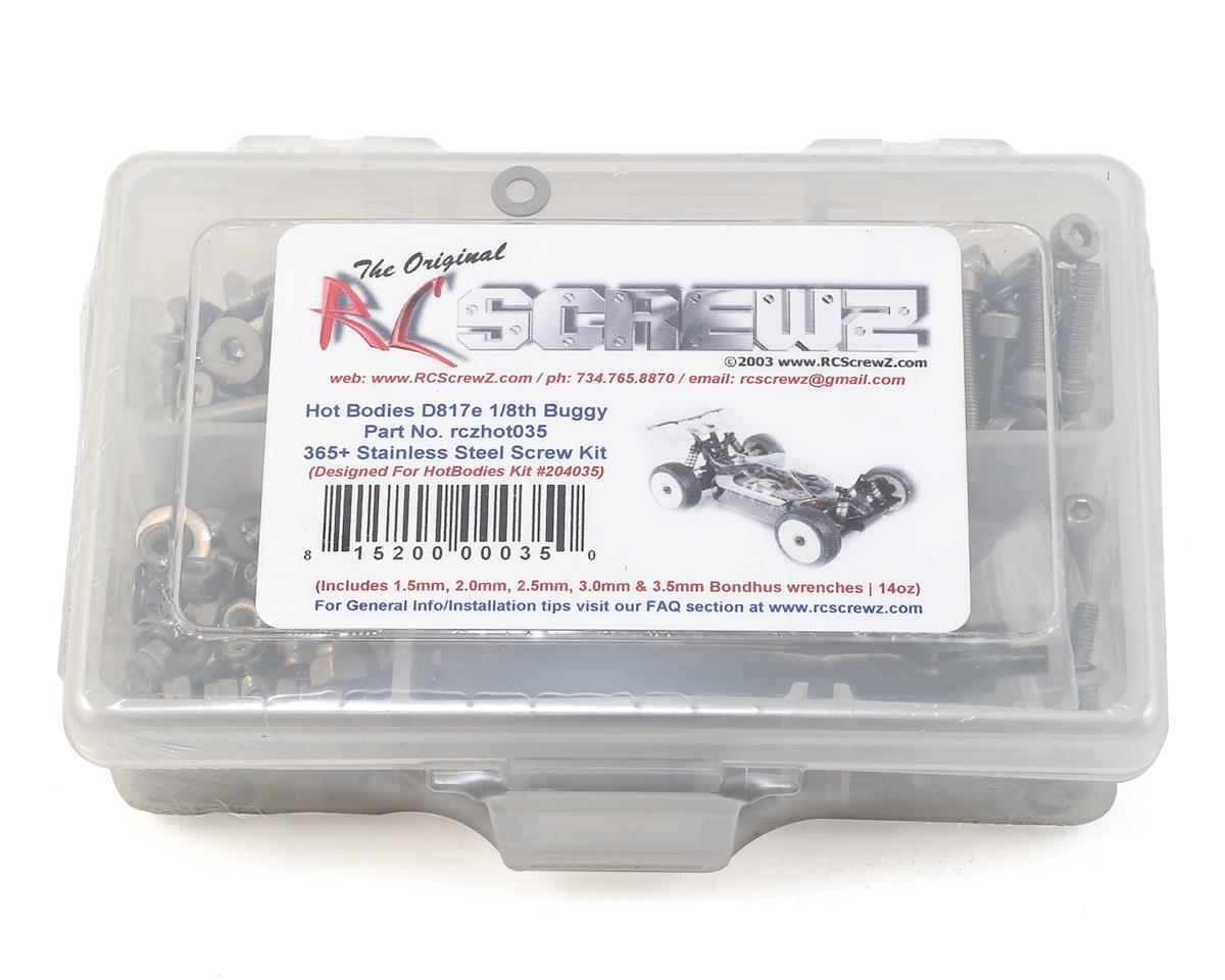 RC Screwz HotBodies D817e Stainless Steel Screw Kit – image 1