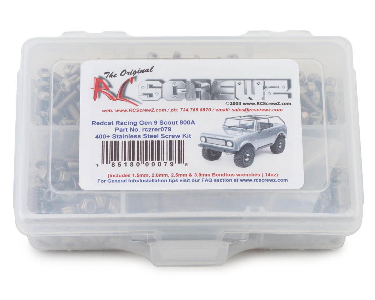 RC Screwz Redcat Gen 9 Scout 800A Stainless Steel Screw Kit – image 1